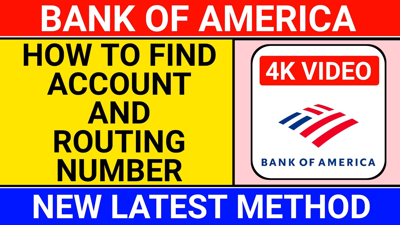 how to find my bank of america account number | how to find bank of ...