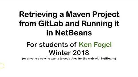 Running A Maven Web Project on NetBeans