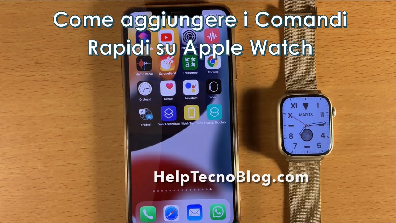 Come aggiungere i Comandi Rapidi su Apple Watch - YouTube