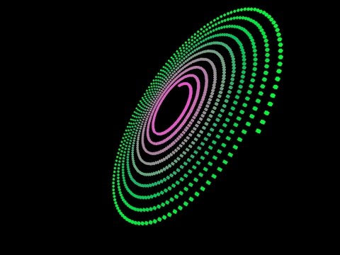 Colorful 3D Spirals from Processing and Scala
