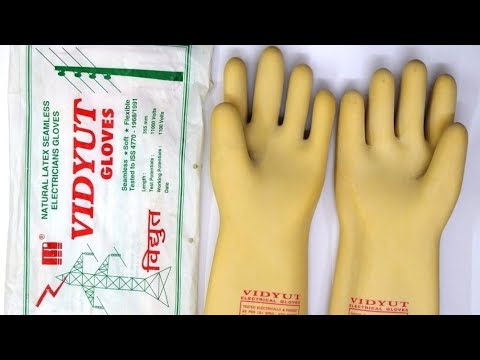 Vidyut Sai Safety 11 KVA Electrical Insulated Rubber Seamless Hand Gloves (355