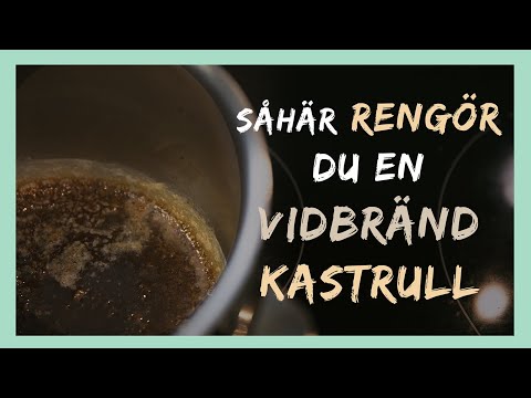 Video: Hur Man Rengör En Bränd Emaljpanna, Hur Man Tar Bort Kolavlagringar, Mörka Avlagringar Och Bränd Mat I Botten