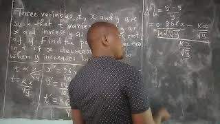 JOINT VARIATION. PERCENTAGE CHANGE IN A QUANTITY.