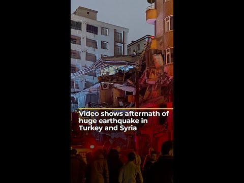 Aftermath of huge earthquake in Turkey and Syria | Al Jazeera Newsfeed