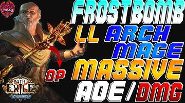 [PoE 3.15] - LOW LIFE FROSTBOMB ARCHMAGE - BUILD GUIDE - INSANE ES & MANA - HUGE AOE & DMG!