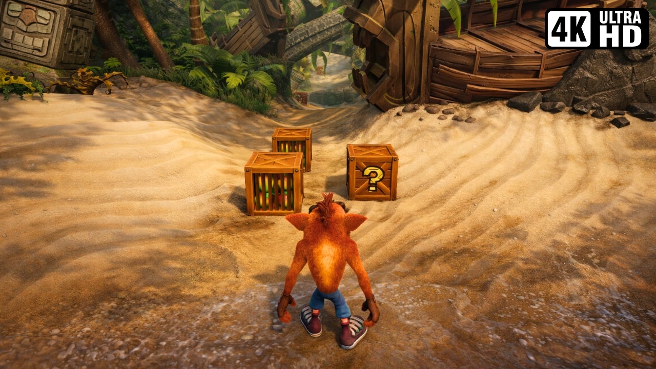 Crash Bandicoot 1 Remake Gameplay (PC Ultra 4K UHD)