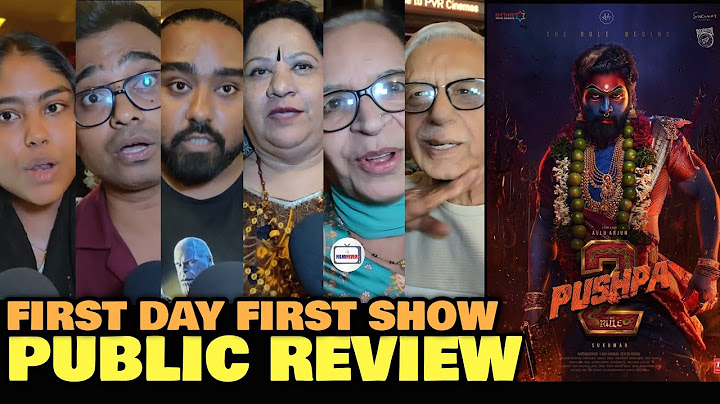 Pushpa 2 PUBLIC REVIEW | First Day Media Show | Allu Arjun, Rashmika, Fahad | Hindi