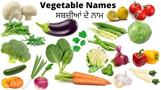 Vegetable Names In Punjabi ਸਬਜਆ ਦ ਨਮ Punjabi Me Sabjiyon Ke Naam Sabzian De Na Punjabi Vich