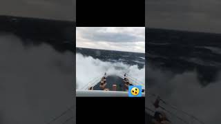 OMG ? These Waves | #sea #waves #ship #drawing #viral #shorts #share