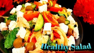Healthy Quick And Easy Salad Recipe For Weight Loss// Keto Diet Salad