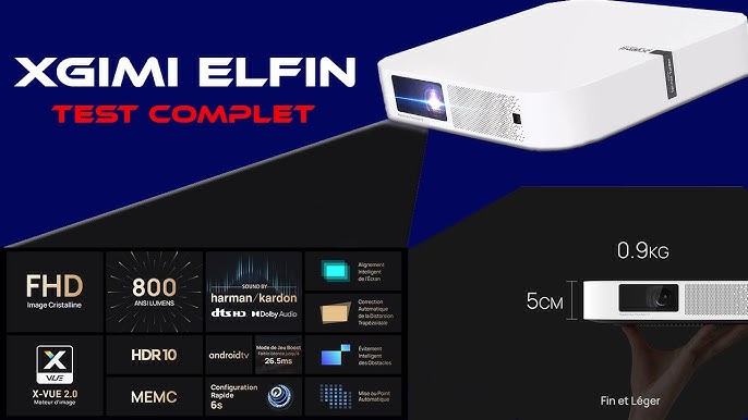 XGIMI Elfin Videoprojecteur WiFi Bluetooth Full …