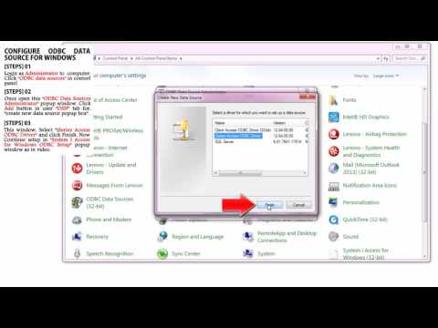 วีดีโอ: ฉันจะสร้างไฟล์ ODBC INI ได้อย่างไร