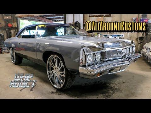 WhipAddict: 73&rsquo; Caprice Vert Donk, Before & After; Wheels Grill, Interior & More @AllAroundKustoms