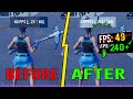 🔧How To Boost FPS and FIX Frame Drops In Fortnite Season 3 ✅ | Complete Guide!