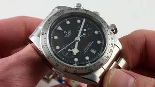 Tudor Heritage Black Bay Chronograph M79350-0001 Luxury Watch Review