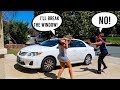 BABY LOCKED IN HOT CAR PRANK ON MOTHER!! *CRAZY REACTION!!!*