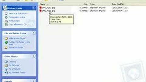 How to resize you photographs (JPGS)