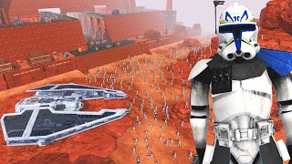 Rex's 501st Invades DARTH MAUL's Citadel Defenses! - Men of War: Star Wars Mod Battle Simulator