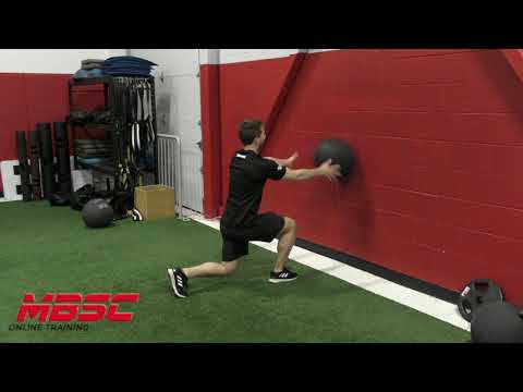 Iso Split Squat Chest Pass