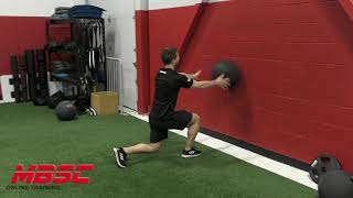 Iso Split Squat Chest Pass