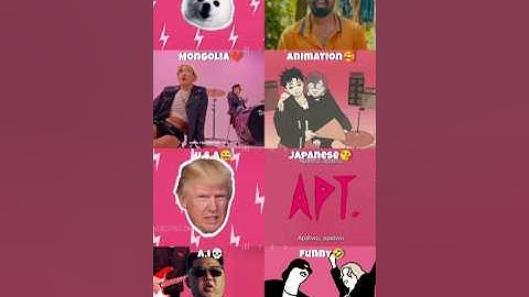 Who did it best? 🤔ROSÉ & BRUNO MARS VS COVERS #apt #shorts