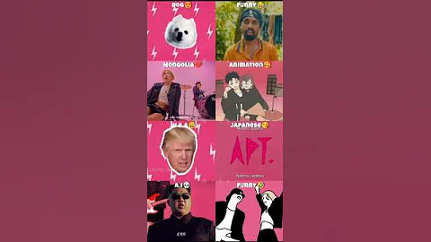 Who did it best? 🤔ROSÉ & BRUNO MARS VS COVERS #apt #shorts