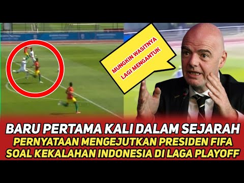 BARU PERTAMA KALI TERJADI 🔴 PERNYATAAN MENGEJUTKAN PRESIDEN FIFA GIANNI INFANTINO USAI LAGA PLAYOFF