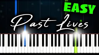 Sapientdream - Past Lives - EASY Piano Tutorial Resimi