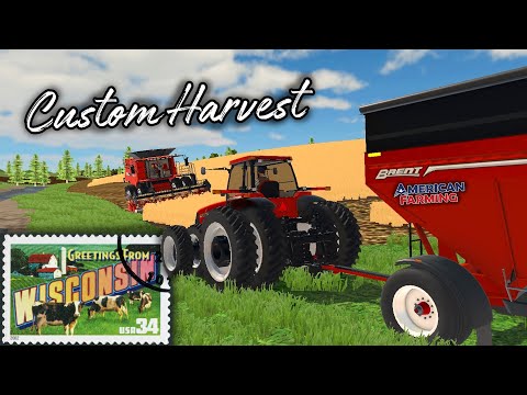 Custom Harvesting WINTER OATS in WISCONSIN!!