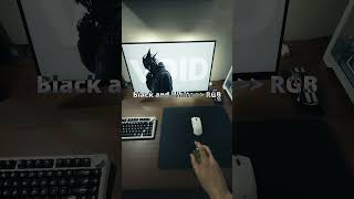 Black and white over RGB #gaming #gamingsetup #desksetup #tech