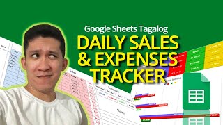 Daily Sales & Expenses Tracker Para Sa Negosyo Mo - Google Sheets Template screenshot 3