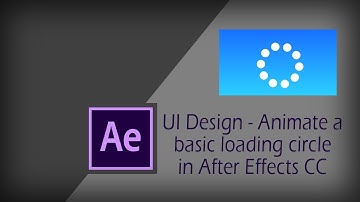 UI/Micro interaction animation tutorial | After EffectsTutorial | Loading circle
