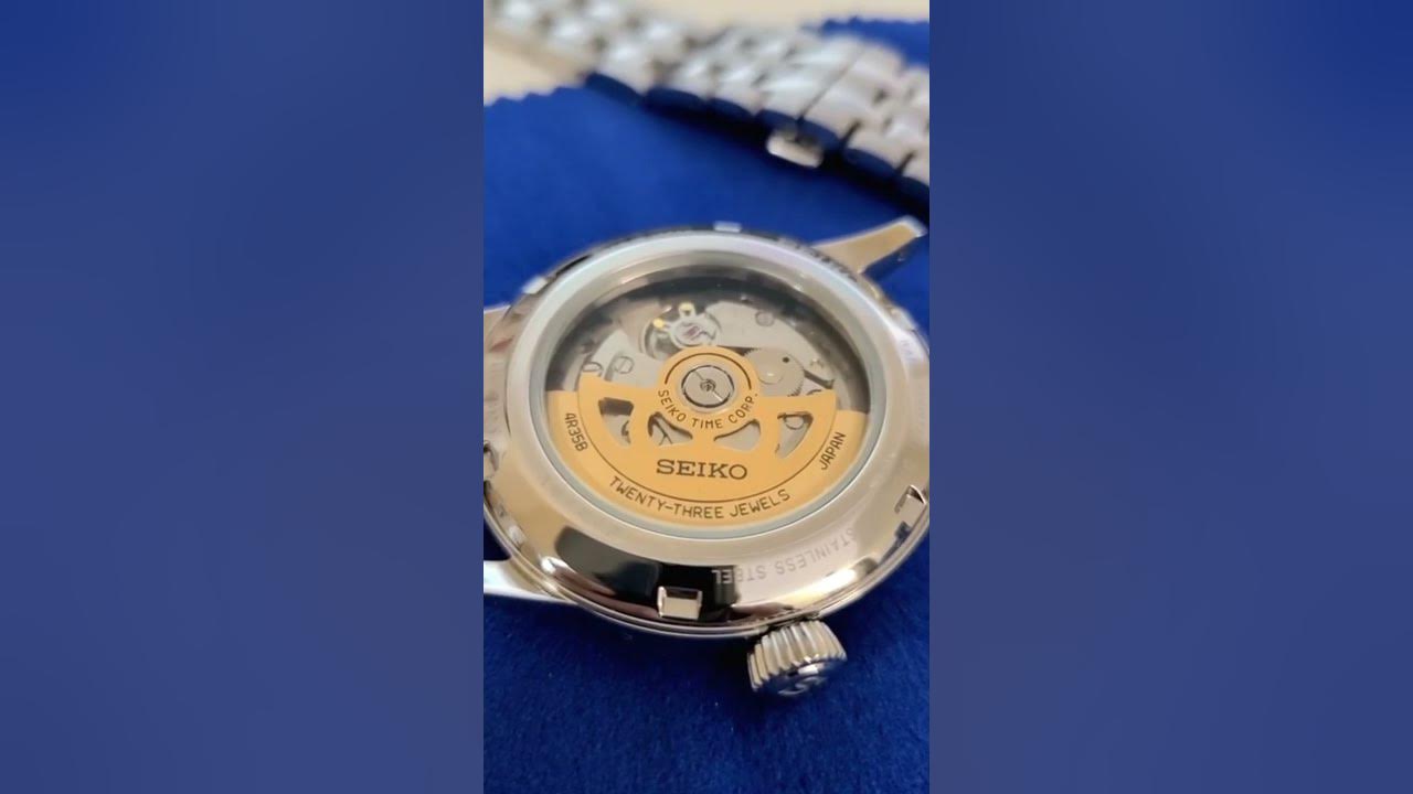 Seiko Caliber 4R35 Automatic Movement ⌚️ Today's Watch - YouTube