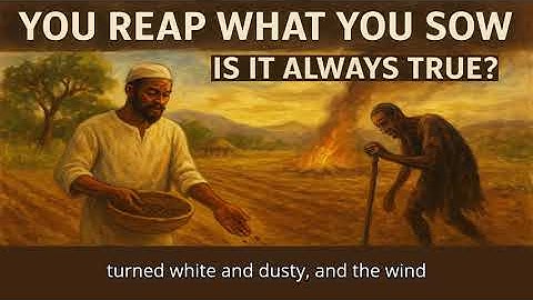 You Reap What You Sow -  by KHAN Sheikh Tijan