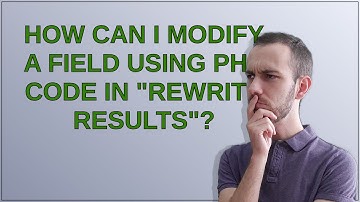 Drupal: How can I modify a field using PHP code in "rewrite results"?