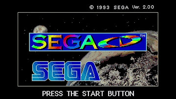 SegaCD Startup / BIOS Screen and Music - 1080p60