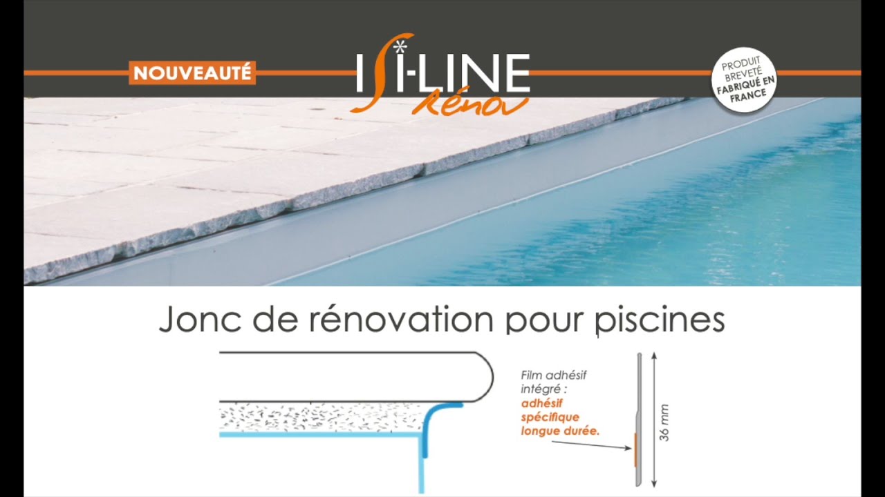 Jonc de rénovation pour piscines – Piscimat