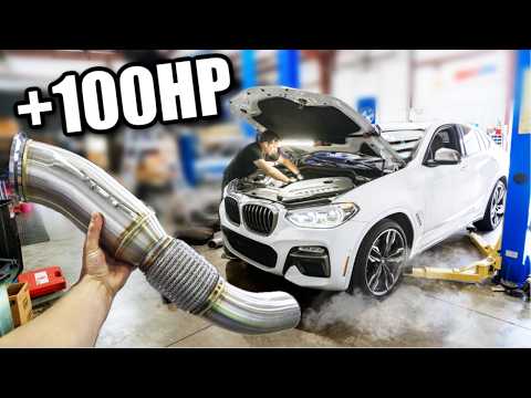 Stage 2 BMW X4 M40i Downpipe Install! + Tune! | MHD + VRSF (Before and After SOUND!) Stage 2 BMW X4 M40i Downpipe Install! + Tune! | MHD + VRSF (Before and After SOUND!)