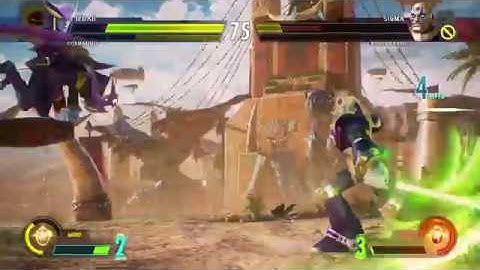 MARVEL VS. CAPCOM: INFINITE - Jedah & Dormammu VS Black Panther & Sigma