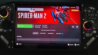 Marvel Spider-Man 2 Performance Test - Legion Go S Steam OS Z1E 32Gb RAM