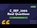 C_IBP_2305 SAP IBP for Supply Chain (2305) Real Questions