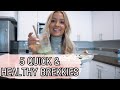 5 QUICK &amp; HEALTHY BREAKFAST IDEAS // dairy-free + nutritious