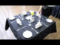 TABLE SET UP  - Food and Beverages Service