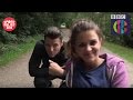 Mark wright  lauren layfield give the sport relief mile a go