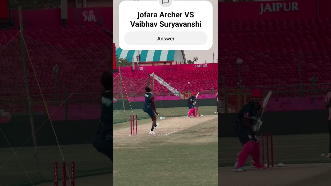 Jofara Archer VS Vaibhav Suryavanshi Bang Comedy Ipl2025 Sports Cricketlover Love