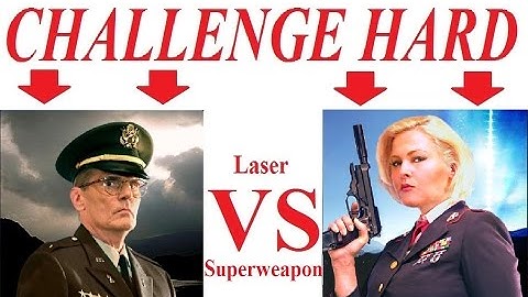 🔴 C&C Generals Zero Hour - Challenge Hard - 5 - Laser vs Superweapon 🔴