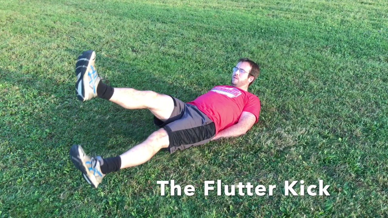 Great Ab workouts - The Flutter Kick - YouTube