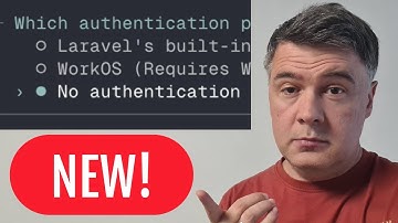 Laravel New No-Auth Starter Kits (and API When?)