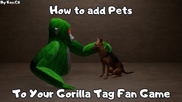 How to add Networked pets to your gorilla tag fan game