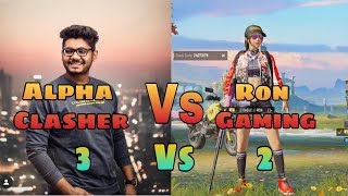 Alpha Clasher Vs Ron Gaming | 3 Vs 2 #ShaktimaanGaming